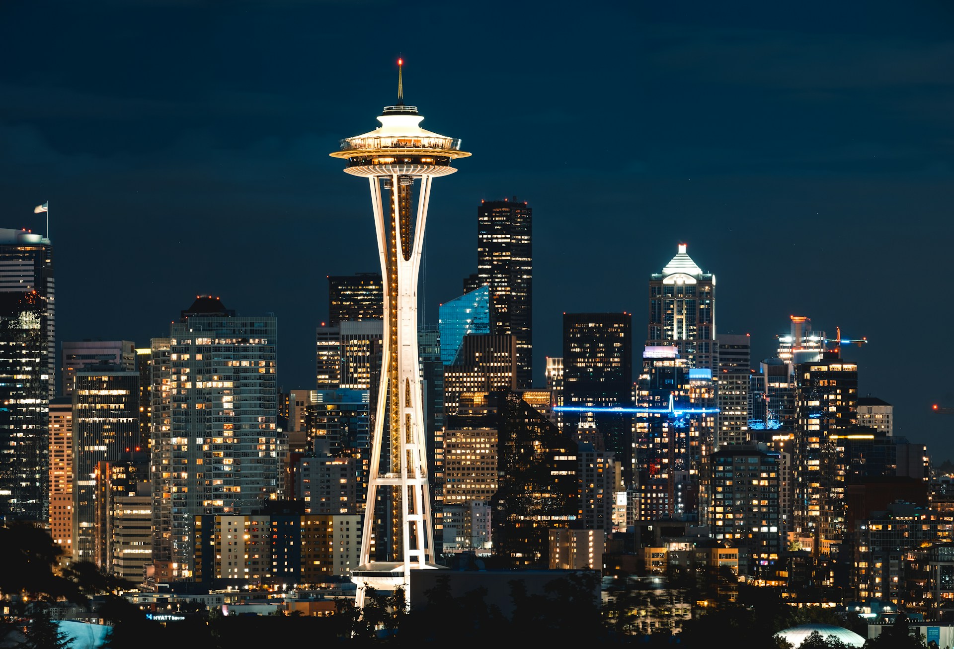 This is a photo of the Seattle Space Needle